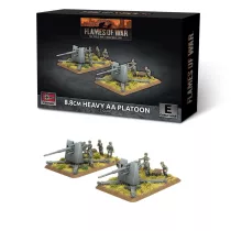 Flames of War - 8.8cm Heavy AA Platoon (Early) (x2 guns Plastic)-GBX206