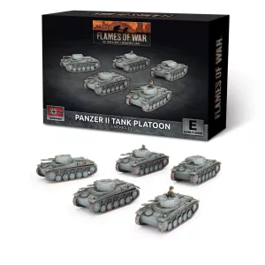 Flames of War - Panzer II Platoon (x5 Plastic)-GBX198