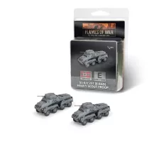 Flames of War - Sd Kfz 231 (8-rad) Heavy Scout Troop (x2)-GE339