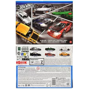 Hot Wheels Silver Series Japan 6pk [Importer label on product]-JBY77_6974-9C96
