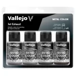 Vallejo Metal Color 4 Colors Set – Jet Exhaust festékkészlet