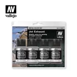 Vallejo Metal Color 4 Colors Set – Jet Exhaust festékkészlet