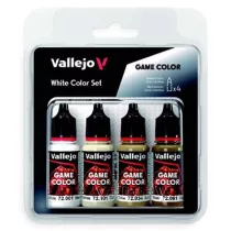 Vallejo - Game Color / 4 colors - White Color Set-72386
