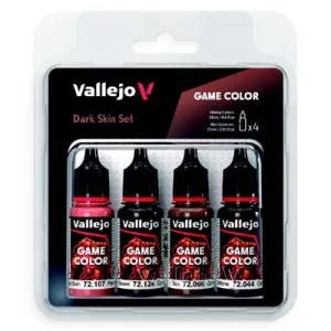 Vallejo - Game Color / 4 colors - Dark Skin Set-72387