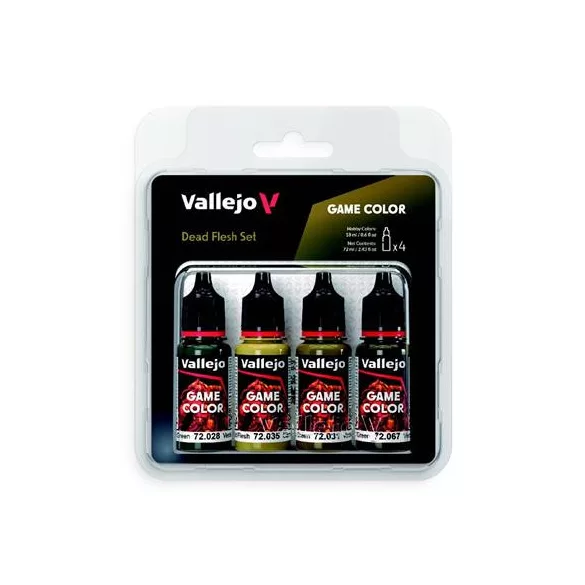Vallejo - Game Color / 4 colors - Dead Flesh Set-72392