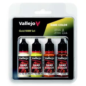 Vallejo - Game Color / 4 colors - Gold NMM Set-72395