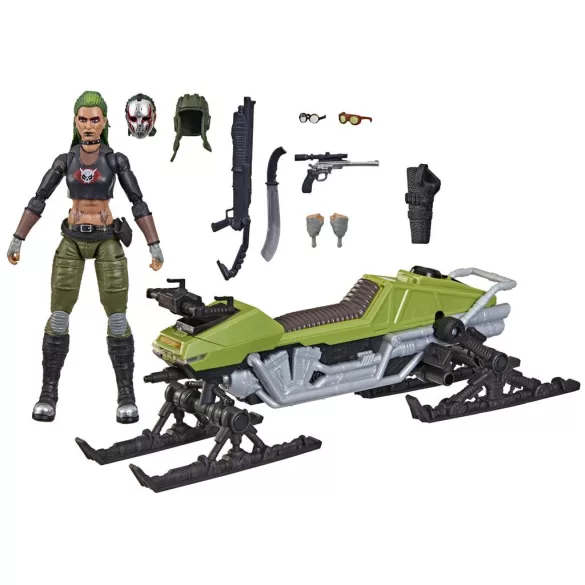 G.I. Joe Classified Series #194, Zanya and Dreadnok Chameleon (Swamp Skier) Vehicle-G20895L0