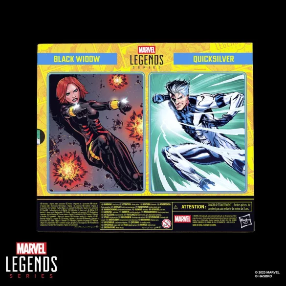Marvel Legends Series Black Widow and Quicksilver-G21225L0