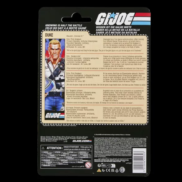 G.I. Joe Classified Series Retro Cardback Duke-G36175L0