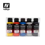 Vallejo - Premium Color / 5 colors set - Metallic Colors 60 ml