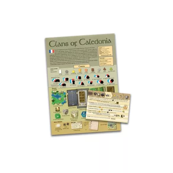 Language Pack Clans of Caledonia (Base Game) French-COC-LNP-FRE