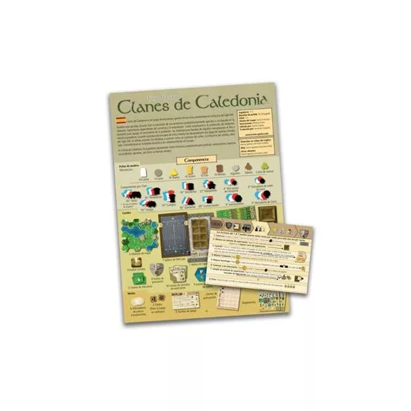 Language Pack Clans of Caledonia (Base Game) Spanish-COC-LNP-SPA