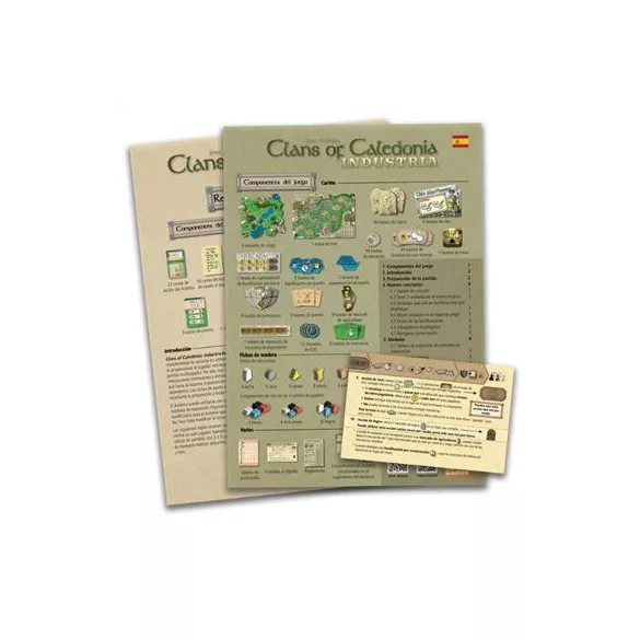 Language Pack Clans of Caledonia: Industria (Expansion) Spanish-IND-LNP-SPA