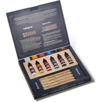 Vallejo - Game Color / Special Set 6 colors - Ultimate miniature set Paint & Brushes (5) 18 ml