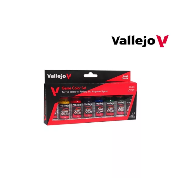 Vallejo Game Color - Game Inks 8 színes festékkészlet, 18 ml