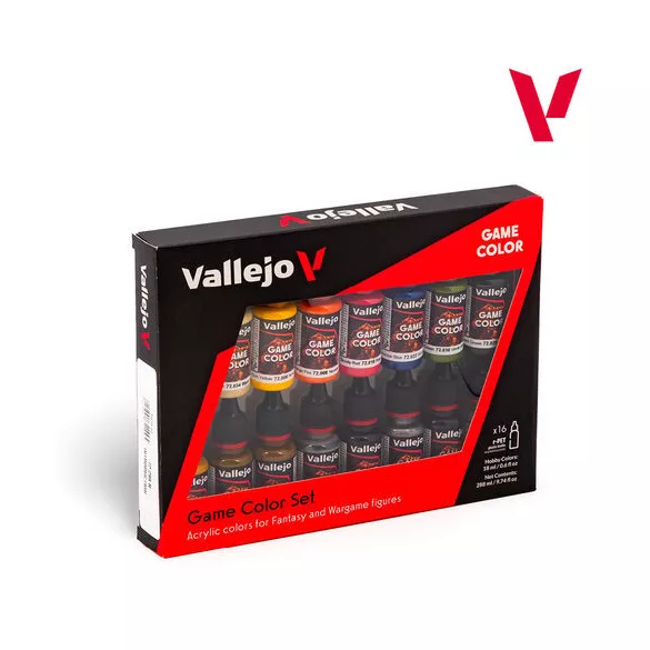 Vallejo Game Color Introduction festékkészlet - 16 szín, 18 ml