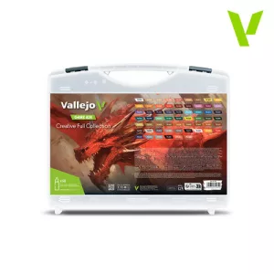 Vallejo - Game Air / Color Case festékkészlet - 51 szín, 7 alapozó, 2 segédanyag, 18 ml