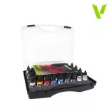 Vallejo - Game Air / Color Case festékkészlet - 51 szín, 7 alapozó, 2 segédanyag, 18 ml