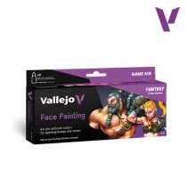 Vallejo Game Air Face Painting 8 színes festékkészlet 18 ml