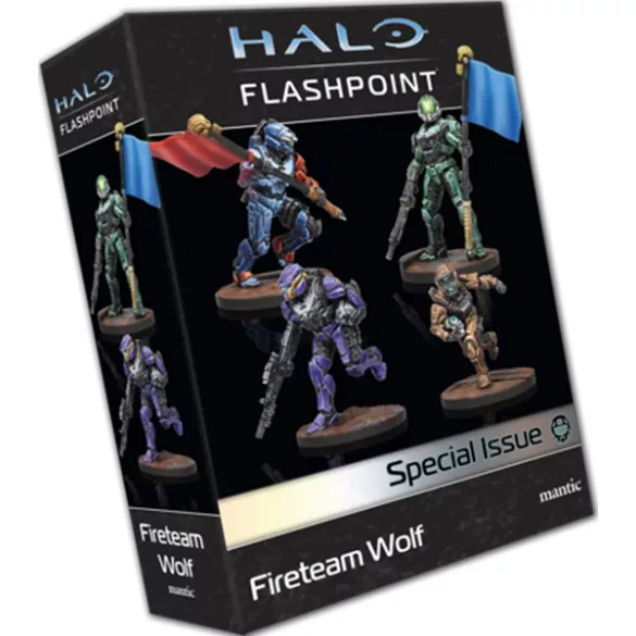 Halo: Flashpoint - Fireteam Wolf angol nyelvű miniatűra készlet