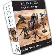 Halo: Flashpoint – ODST Scenery Set terepelem és fegyverminiatűra-készlet, angol kiadás