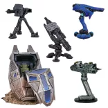 Halo: Flashpoint – ODST Scenery Set terepelem és fegyverminiatűra-készlet, angol kiadás