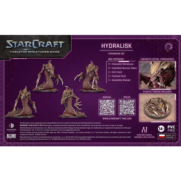 StarCraft® The Miniatures Game - Hydralisk - Zerg - Expansion Set - EN-SCMG0007
