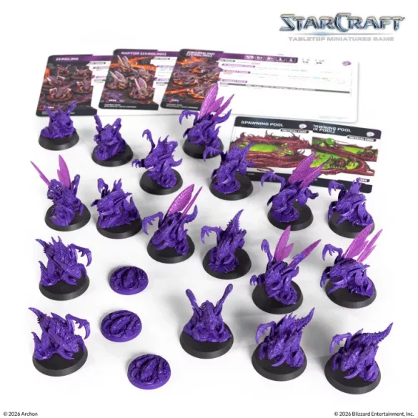 StarCraft® The Miniatures Game – Zergling Zerg bővítő készlet (EN)