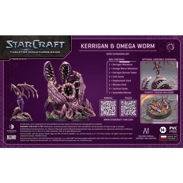 StarCraft® The Miniatures Game - Kerrigan (Primal Kerrigan) - Zerg - Hero Expansion Set - EN-SCMG0011
