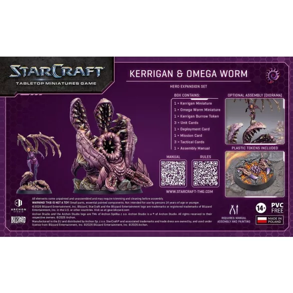 StarCraft The Miniatures Game - Kerrigan (Primal Kerrigan) - Zerg Hero Expansion Set - EN