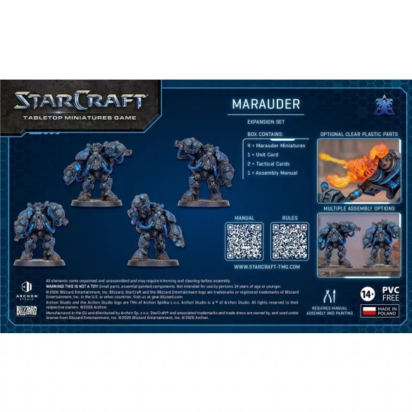 StarCraft® The Miniatures Game - Marauder - Terran - Expansion Set - EN-SCMG0013