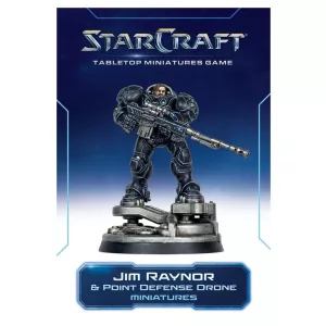 StarCraft® The Miniatures Game - Jim Raynor (Raynor's Raiders) - Terran - Hero Expansion Set - EN-SCMG0016