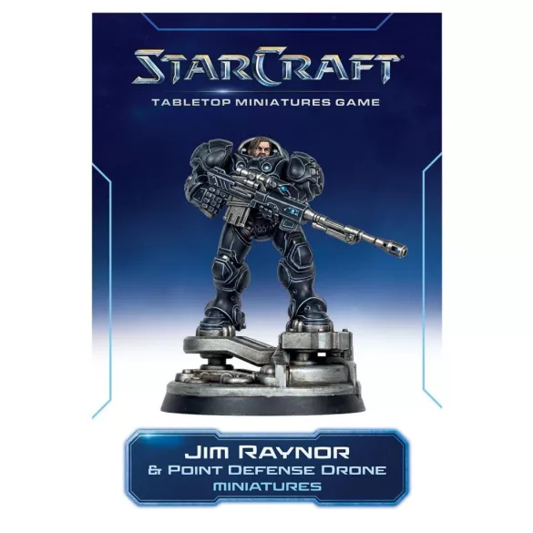 StarCraft® The Miniatures Game - Jim Raynor (Raynor's Raiders) - Terran - Hero Expansion Set - EN-SCMG0016