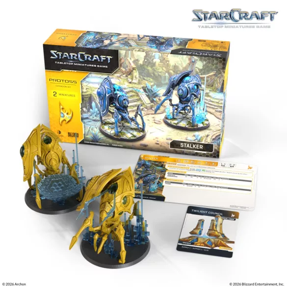 StarCraft The Miniatures Game – Stalker Protoss bővítőszett (EN)