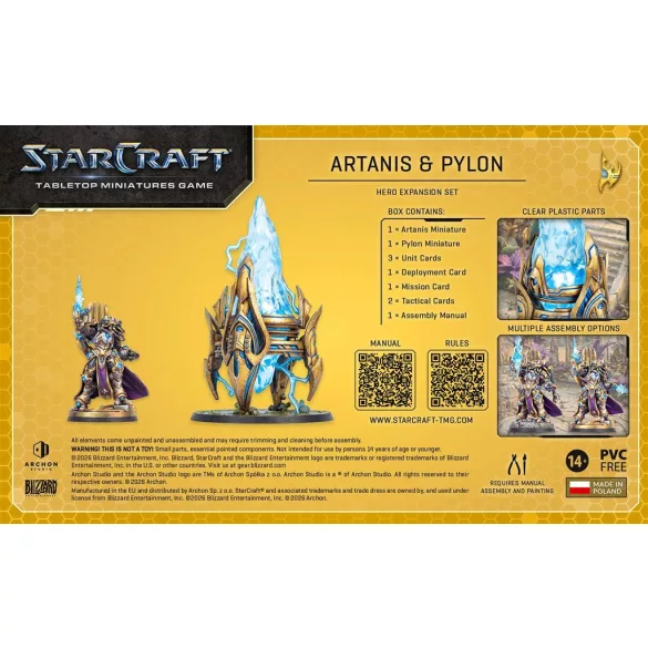 StarCraft® The Miniatures Game - Artanis (Hierarch) - Protoss - Hero Expansion Set - EN-SCMG0021