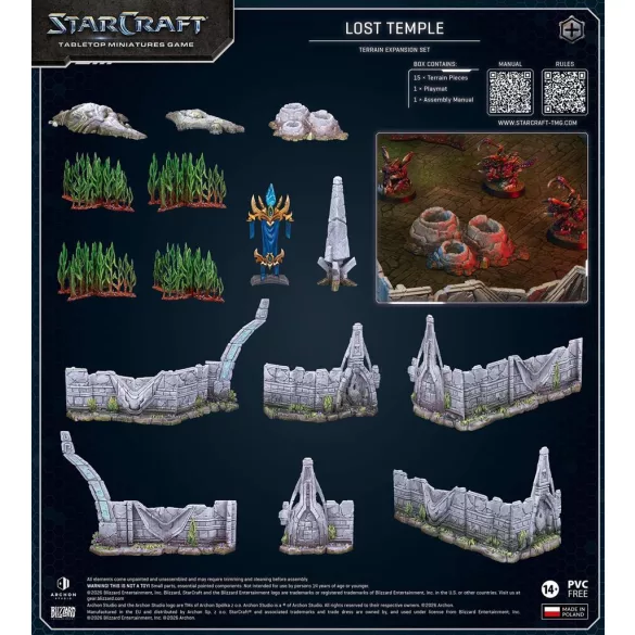 StarCraft® The Miniatures Game - Lost Temple - Terrain Expansion Set - EN-SCMG0022