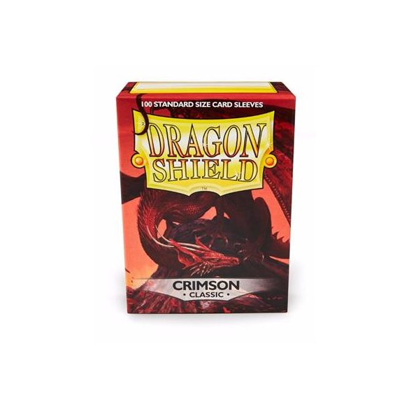 Dragon Shield Standard Sleeves - Crimson (100 Sleeves)-AT-10021