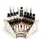 Vallejo - Accessories / Paint Stand - Display: AV Corner Module 27 x 27 x 11 cm