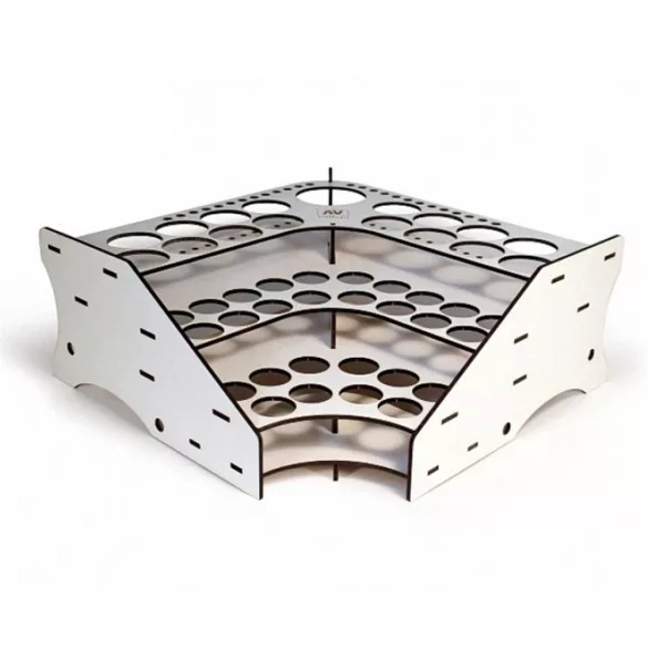 Vallejo - Accessories / Paint Stand - Display: AV Corner Module 27 x 27 x 11 cm