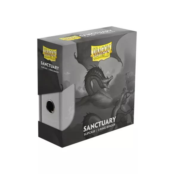 Dragon Shield Slipcase Binder Sanctuary - 2-Ring - White kártyatároló binder