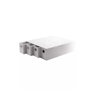 Dragon Shield Storage - Card Drawers Fortress - Horizontal - 4 - White-AT-33704