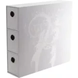 Dragon Shield Storage - Card Drawers Fortress - Vertical - 3 XL - White kártyatároló