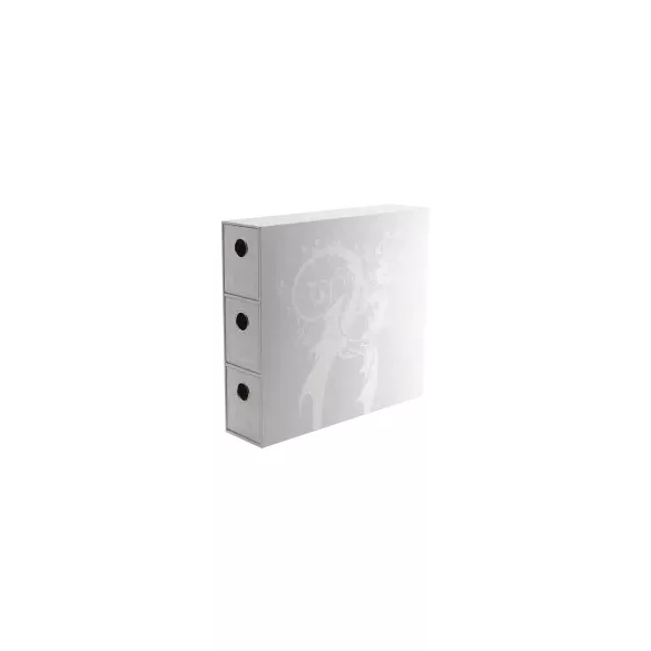 Dragon Shield Storage - Card Drawers Fortress - Vertical - 3 XL - White kártyatároló