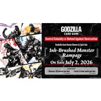 Godzilla Card Game Godzilla Card Game Sleeve & Card Set Ink-Brushed Monster Rampage - EN-178077