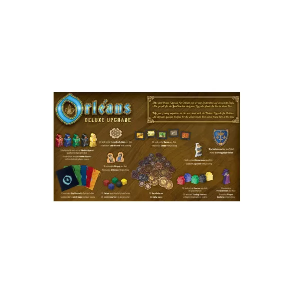 Orléans: Deluxe Upgrade társasjáték-kiegészítő