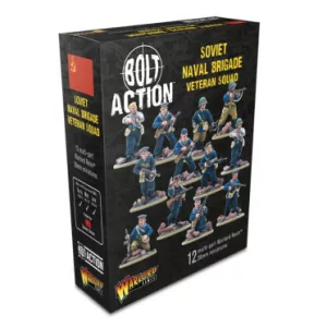 Bolt Action Soviet Naval Brigade Veteran Squad 28 mm veterán osztag miniatúra