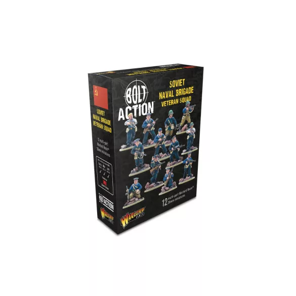 Bolt Action Soviet Naval Brigade Veteran Squad 28 mm veterán osztag miniatúra