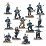 Bolt Action Soviet Naval Brigade Veteran Squad 28 mm veterán osztag miniatúra