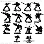 Gundam Assemble Deluxe Set 02 ［DX02］- EN-2825415