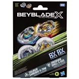Beyblade X Calibur Samurai 6-70M BX & Obsidian Shell 3-85S BX Dual Pack Set-G2754ES0